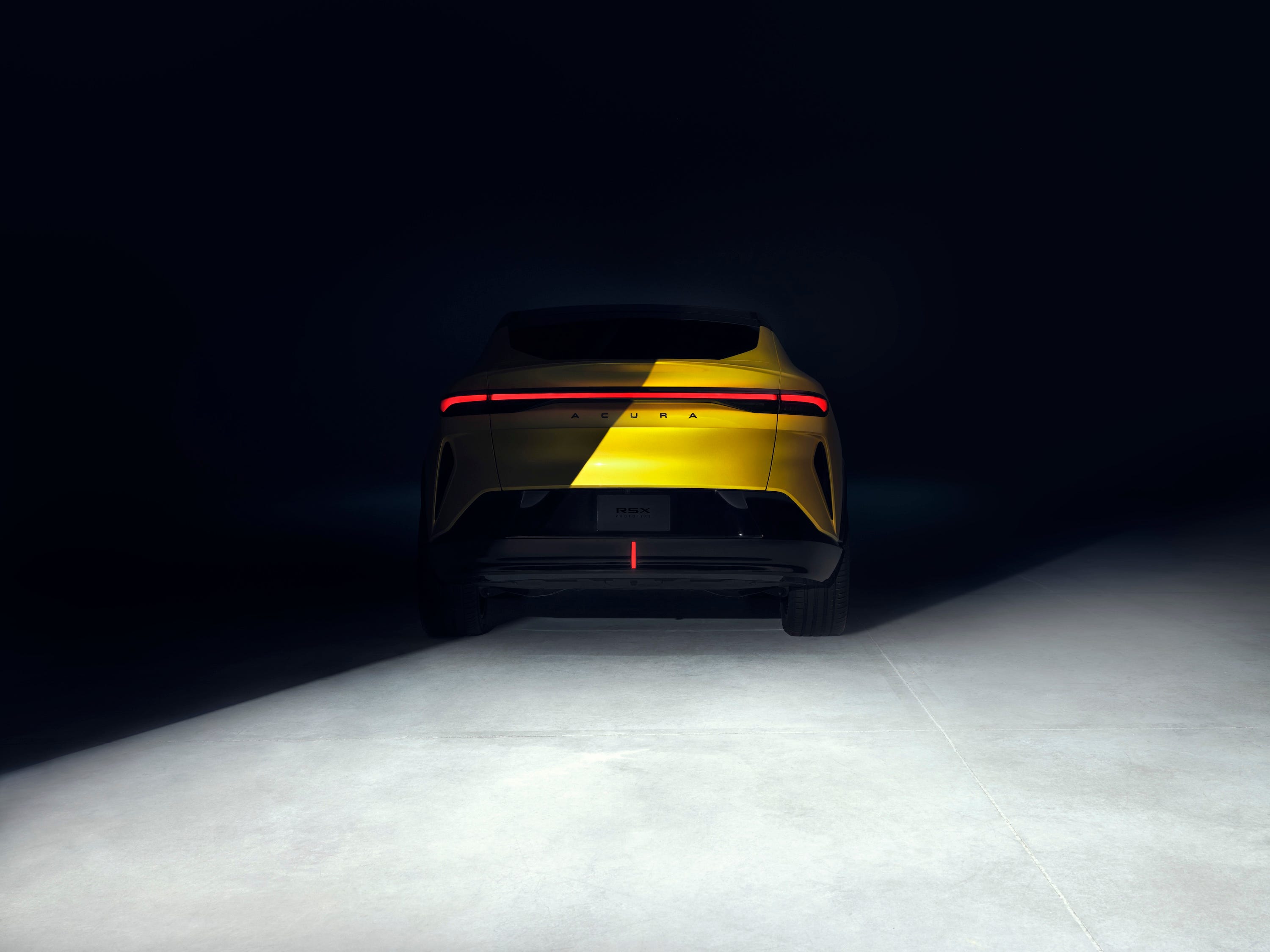 The full-width taillight is said to be an homage to the second-generation Acura NSX.