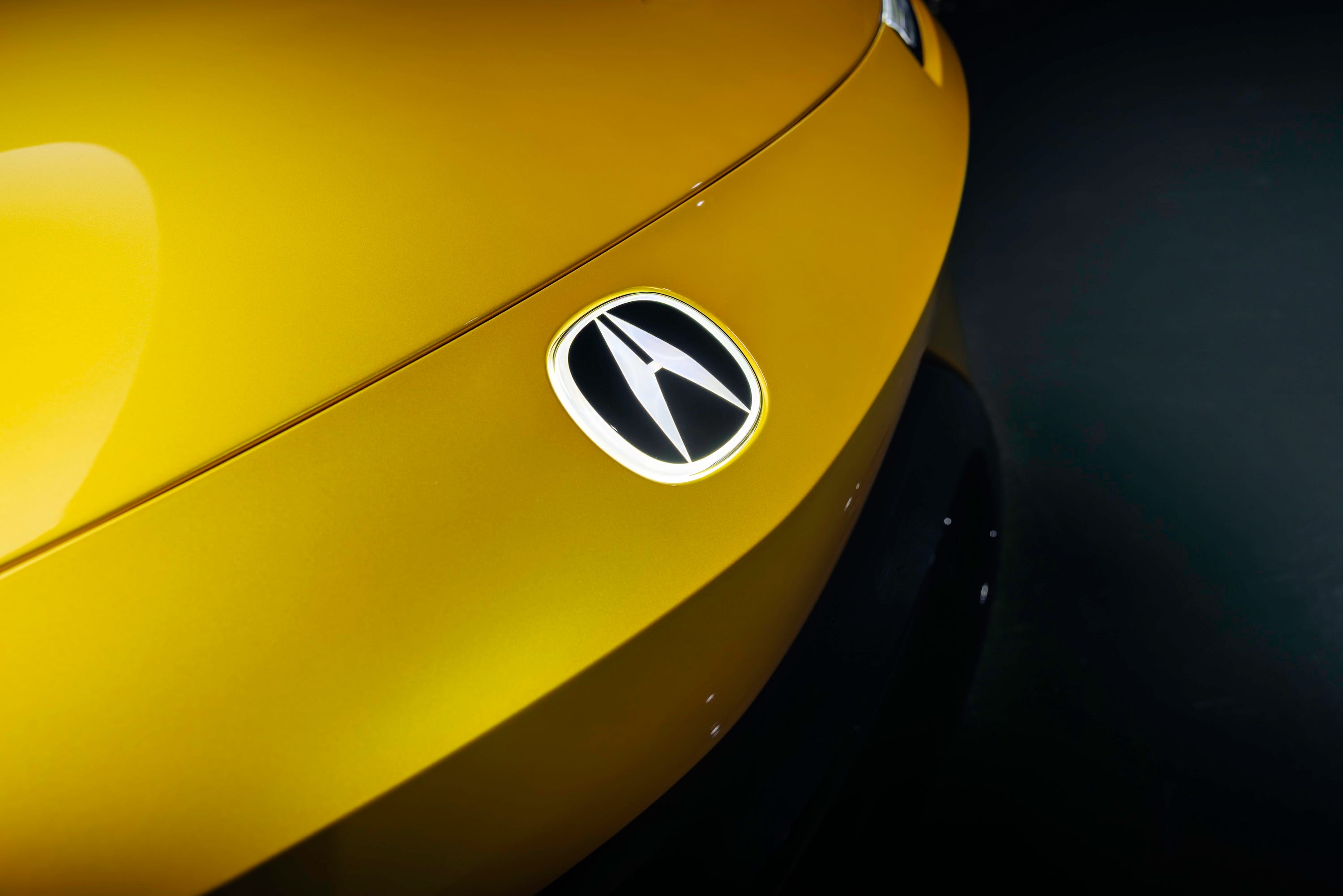 You'll be able to notice Acura's logo even if it's pitch black because it's an illuminated piece.