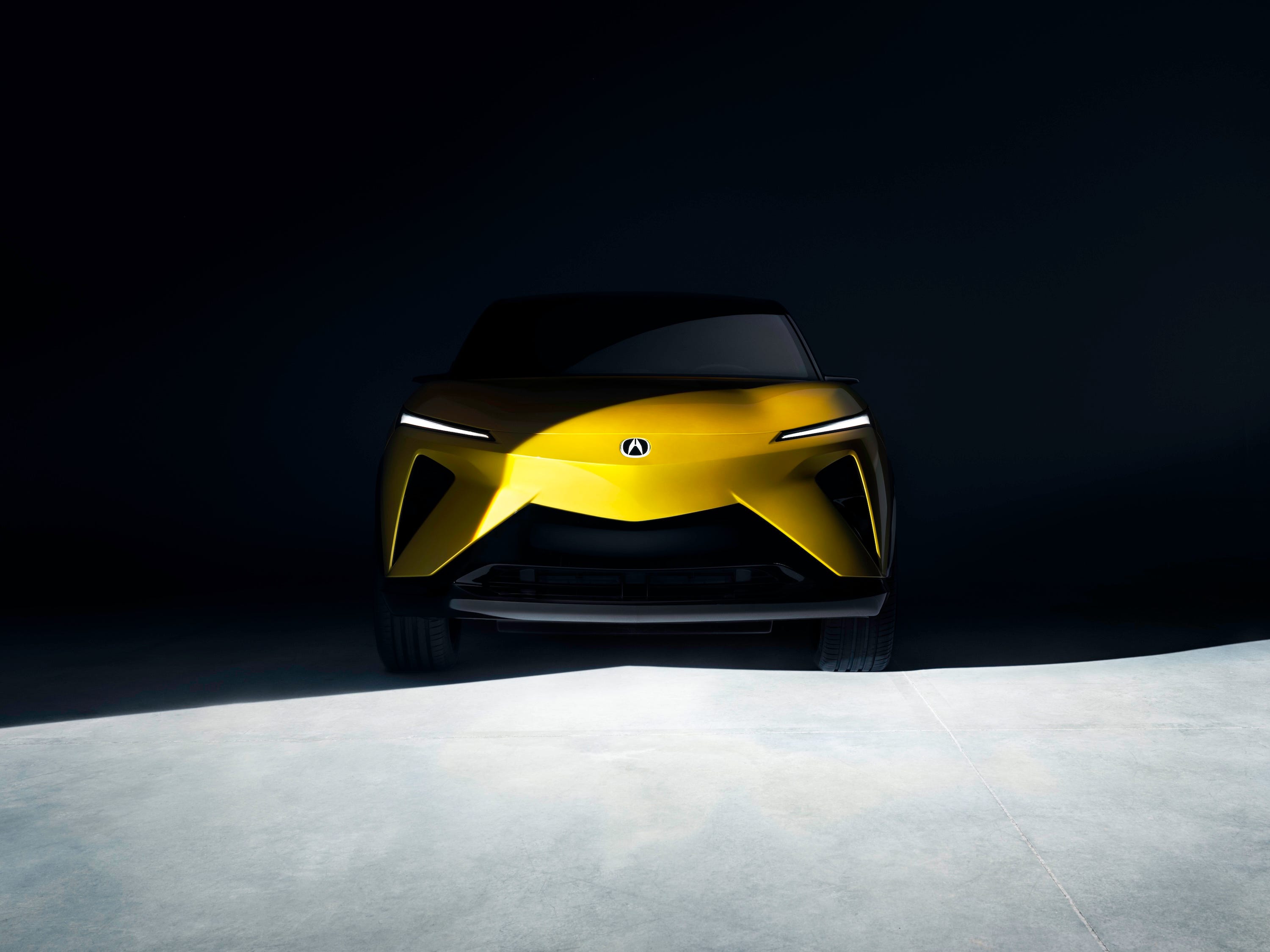 The RSX prototype's face is very similar to the Acura Performance EV Concept that debuted at the 2024 Pebble Beach.